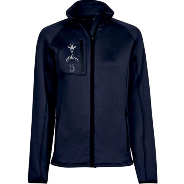 Stretchfleecejacke Bergliebe Blue Damen
