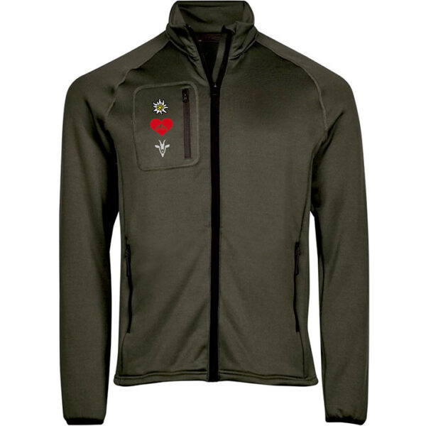 Stretchfleecejacke Bergliebe Forest Herren