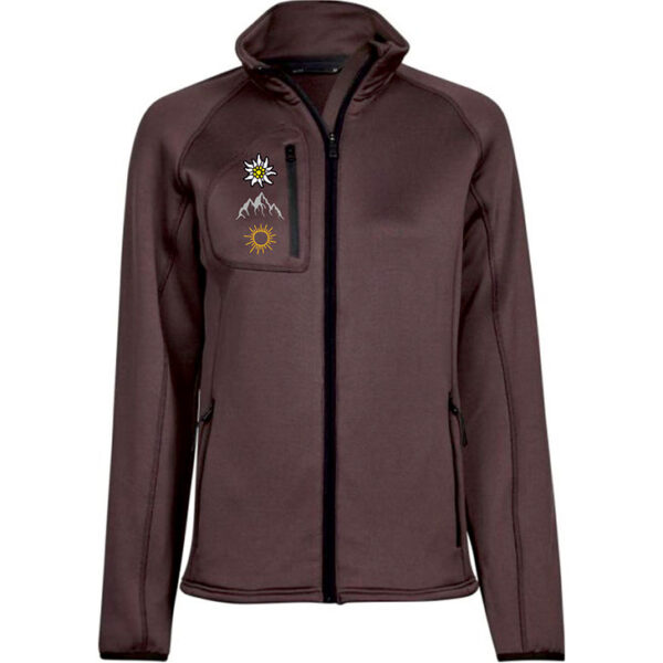Stretchfleecejacke Bergliebe Red Damen