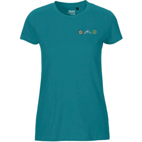 T-Shirt Bergliebe Smaragd Damen