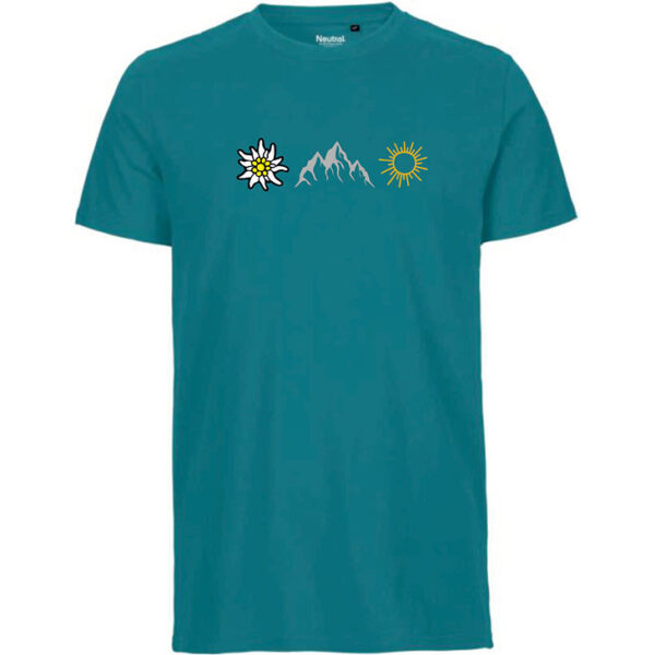 T-Shirt Bergliebe Smaragd Herren