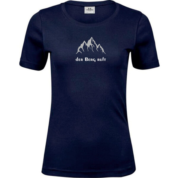 T-Shirt Bergruf Blue Damen
