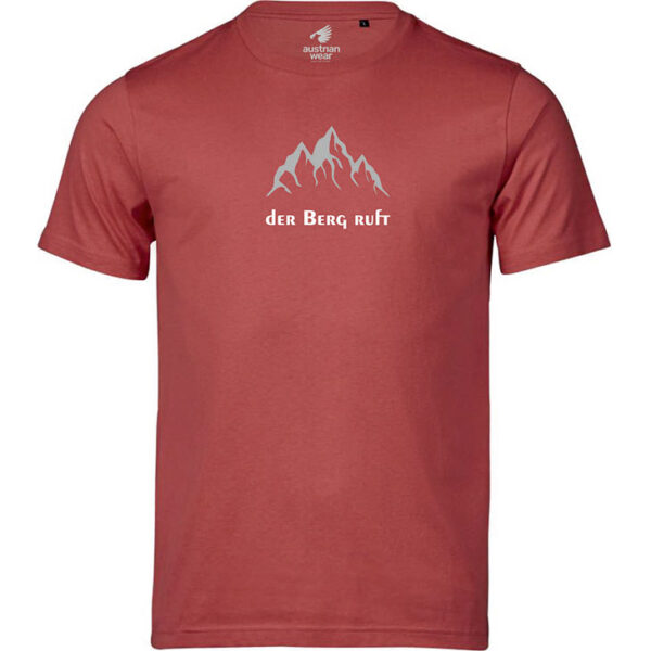 T-Shirt Bergruf Red Herren