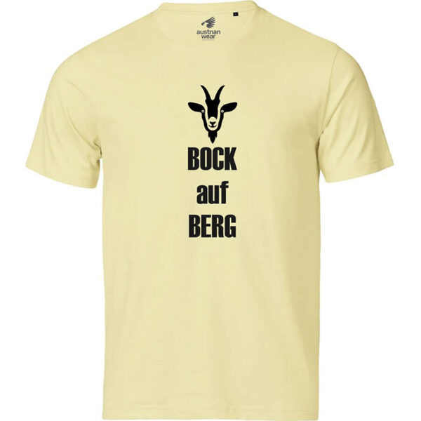 T-Shirt Bock auf Berg Sun Herren