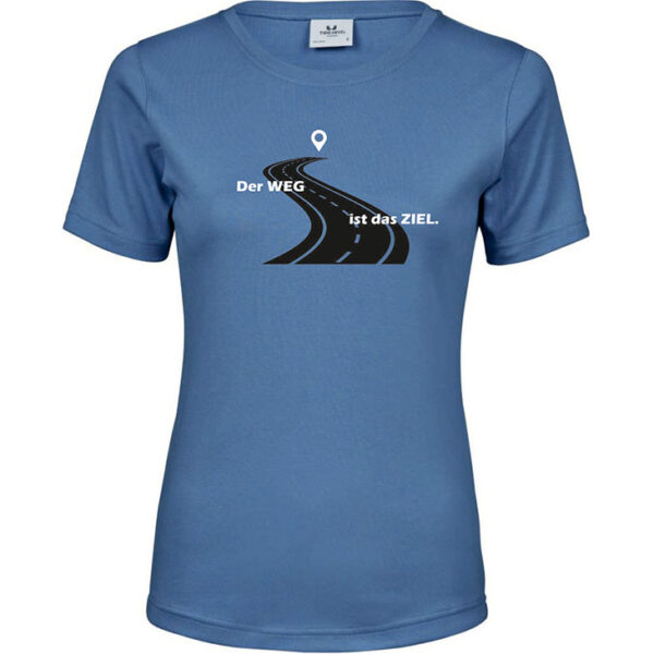 T-Shirt Weg Blue Damen